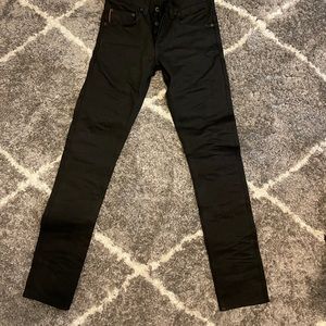 Brave Star Selvage 13 oz Black Skeleton Skinny
